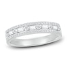 Thumbnail Image 0 of Previously Owned Diamond Stackable Ring 3/8 ct tw Baguette/Round 10K White Gold