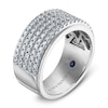 Thumbnail Image 2 of Previously Owned Vera Wang WISH Men's Diamond Wedding Band 1-1/2 ct tw Round 14K White Gold