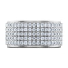 Thumbnail Image 3 of Previously Owned Vera Wang WISH Men's Diamond Wedding Band 1-1/2 ct tw Round 14K White Gold