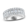 Thumbnail Image 0 of Previously Owned Diamond Anniversary Band 1-3/4 ct tw Round/Princess 14K White Gold