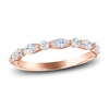 Thumbnail Image 1 of Previously Owned Diamond Anniversary Band 1/2 ct tw Marquise/Round 14K Rose Gold