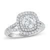 Thumbnail Image 0 of Previously Owned Vera Wang WISH Diamond Engagement Ring 1-1/2 ct tw Round 14K White Gold