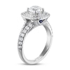 Thumbnail Image 1 of Previously Owned Vera Wang WISH Diamond Engagement Ring 1-1/2 ct tw Round 14K White Gold