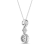 Thumbnail Image 3 of Previously Owned Diamond Pendant Necklace 7/8 ct tw Round 18K White Gold