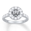 Thumbnail Image 1 of Previously Owned Colorless Diamond Ring Setting 1 ct tw Round 14K White Gold