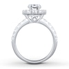 Thumbnail Image 2 of Previously Owned Colorless Diamond Ring Setting 1 ct tw Round 14K White Gold