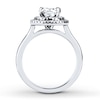 Thumbnail Image 2 of Previously Owned Diamond Ring Setting 1/5 ct tw Round-cut 14K White Gold