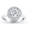 Thumbnail Image 3 of Previously Owned Diamond Ring Setting 1/5 ct tw Round-cut 14K White Gold