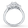 Thumbnail Image 2 of Previously Owned Diamond Engagement Ring 1 ct tw Princess-cut 14K White Gold