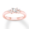Thumbnail Image 0 of Previously Owned Marquise, Round & Baguette Diamond Ring 1/3 carat tw 10K Rose Gold
