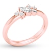 Thumbnail Image 3 of Previously Owned Marquise, Round & Baguette Diamond Ring 1/3 carat tw 10K Rose Gold