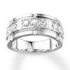 Thumbnail Image 1 of Previously Owned Men's Diamond Ring 1 carat tw Round 14K White Gold