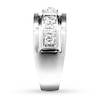 Thumbnail Image 3 of Previously Owned Men's Diamond Ring 1 carat tw Round 14K White Gold