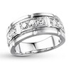 Thumbnail Image 4 of Previously Owned Men's Diamond Ring 1 carat tw Round 14K White Gold