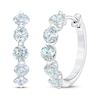 Thumbnail Image 1 of Previously Owned THE LEO First Light Diamond Earrings 2 ct tw Round 14K White Gold