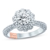 Thumbnail Image 1 of Previously Owned Pnina Tornai Romantic Rose Diamond Engagement Ring 2-1/3 ct tw Round 14K White Gold