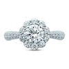 Thumbnail Image 3 of Previously Owned Pnina Tornai Romantic Rose Diamond Engagement Ring 2-1/3 ct tw Round 14K White Gold