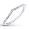 Thumbnail Image 1 of Previously Owned Natalie K Diamond Band 1/8 ct tw Round-cut 14K White Gold