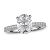 Thumbnail Image 2 of Previously Owned Michael M Diamond Engagement Ring Setting 1/3 ct tw Round 18K White Gold (Center diamond is sold separately)