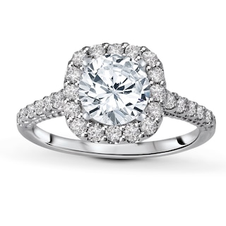 Previously Owned Diamond Engagement Ring Setting 1/2 ct tw Round 14K ...