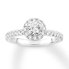 Thumbnail Image 1 of Previously Owned Diamond Engagement Ring 1 carat tw Round 14K White Gold