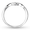 Thumbnail Image 1 of Previously Owned Contour Enhancer Ring Diamond Accents 14K White Gold
