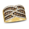 Thumbnail Image 0 of Previously Owned Le Vian Wrapped In Chocolate Diamond Ring 1-7/8 ct tw Round 14K Honey Gold