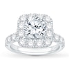 Thumbnail Image 2 of Previously Owned Diamond Engagement Ring Setting 2 ct tw Round Platinum