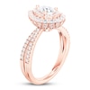 Thumbnail Image 1 of Previously Owned Diamond Engagement Ring 1 ct tw Round/Pear-shaped 14K Rose Gold