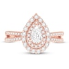 Thumbnail Image 2 of Previously Owned Diamond Engagement Ring 1 ct tw Round/Pear-shaped 14K Rose Gold