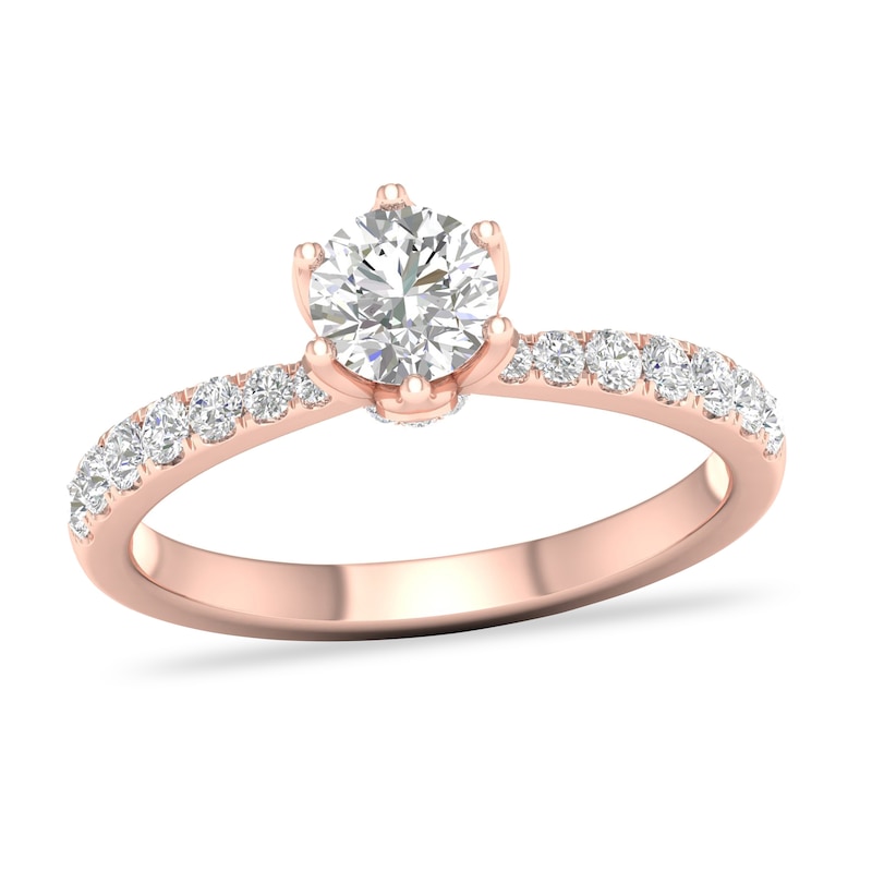 Main Image 1 of Previously Owned Diamond Ring 3/4 ct tw Round-cut 14K Rose Gold