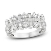 Thumbnail Image 1 of Previously Owned Diamond Ring 1-1/2 ct tw Baguette/Round 14K White Gold