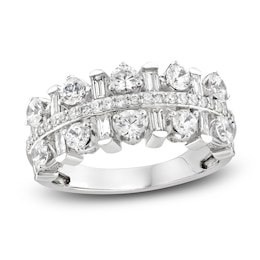 Previously Owned Diamond Ring 1-1/2 ct tw Baguette/Round 14K White Gold