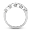 Thumbnail Image 2 of Previously Owned Diamond Ring 1-1/2 ct tw Baguette/Round 14K White Gold