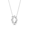 Thumbnail Image 2 of Previously Owned Diamond Pendant Necklace 1/2 ct tw Round 18K White Gold