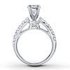 Thumbnail Image 2 of Previously Owned Diamond Engagement Ring 3/4 ct tw Round 14K White Gold