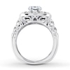 Thumbnail Image 2 of Previously Owned Diamond Ring Setting 2-7/8 ct tw Round 18K White Gold