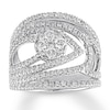 Thumbnail Image 1 of Previously Owned Diamond Engagement Ring 1-1/2 ct tw Round-cut 14K White Gold