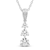 Thumbnail Image 1 of Previously Owned Hearts Desire Necklace 1 ct tw Diamonds 18K White Gold