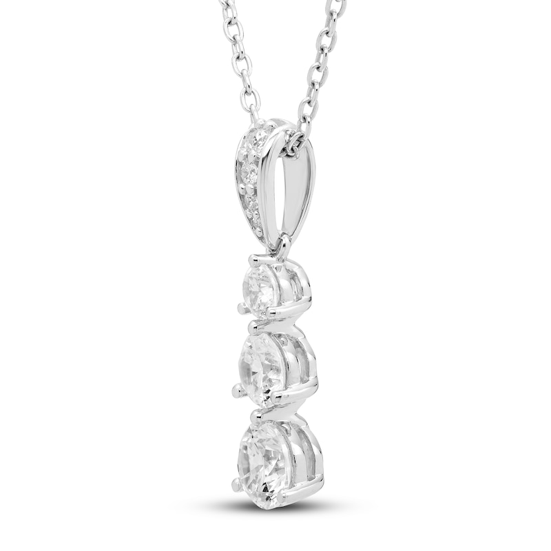 Main Image 2 of Previously Owned Hearts Desire Necklace 1 ct tw Diamonds 18K White Gold