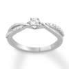 Thumbnail Image 0 of Previously Owned Diamond Promise Ring 1/5 carat tw Round 10K White Gold