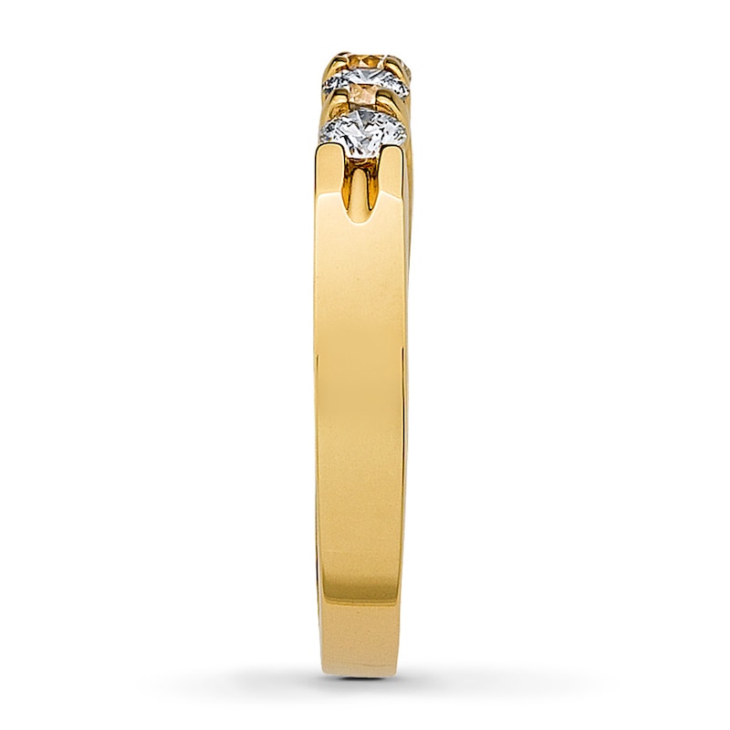 Main Image 3 of Previously Owned Diamond Anniversary Band 1/2 ct tw Round-cut 14K Yellow Gold