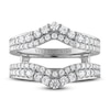 Thumbnail Image 2 of Previously Owned Vera Wang WISH Diamond Enhancer Ring 1 ct tw Round 14K White Gold