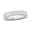 Thumbnail Image 0 of Previously Owned Pnina Tornai Lab-Created Diamond Anniversary Band 2 ct tw Emerald 14K White Gold