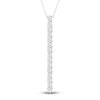 Thumbnail Image 1 of Previously Owned Lab-Created Diamond Necklace 2 ct tw Round 14K White Gold