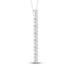 Thumbnail Image 2 of Previously Owned Lab-Created Diamond Necklace 2 ct tw Round 14K White Gold