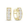 Thumbnail Image 1 of Previously Owned Men's Diamond Earrings 1/4 ct tw Round 10K Yellow Gold with Rhodium