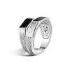 Thumbnail Image 2 of Previously Owned John Hardy Men's Classic Chain Stacked Signet Ring Sterling Silver