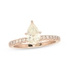 Thumbnail Image 1 of Previously Owned Diamond Engagement Ring 7/8 ct tw Pear/Round 14K Rose Gold