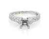 Thumbnail Image 1 of Previously Owned Diamond Engagement Ring Setting 3/8 ct tw 14K White Gold